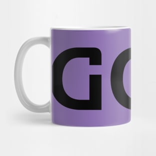 GOD mirror reverse image He stays the same unchangeable Christian design Mug